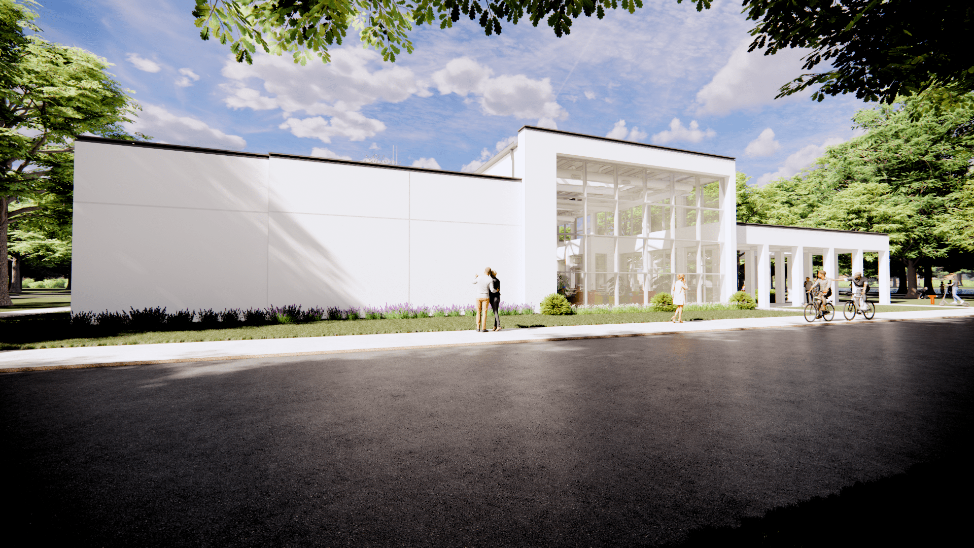 Rendering of the Aseptic Training Facility that is being built on South Piedmont's Old Charlotte Highway campus.