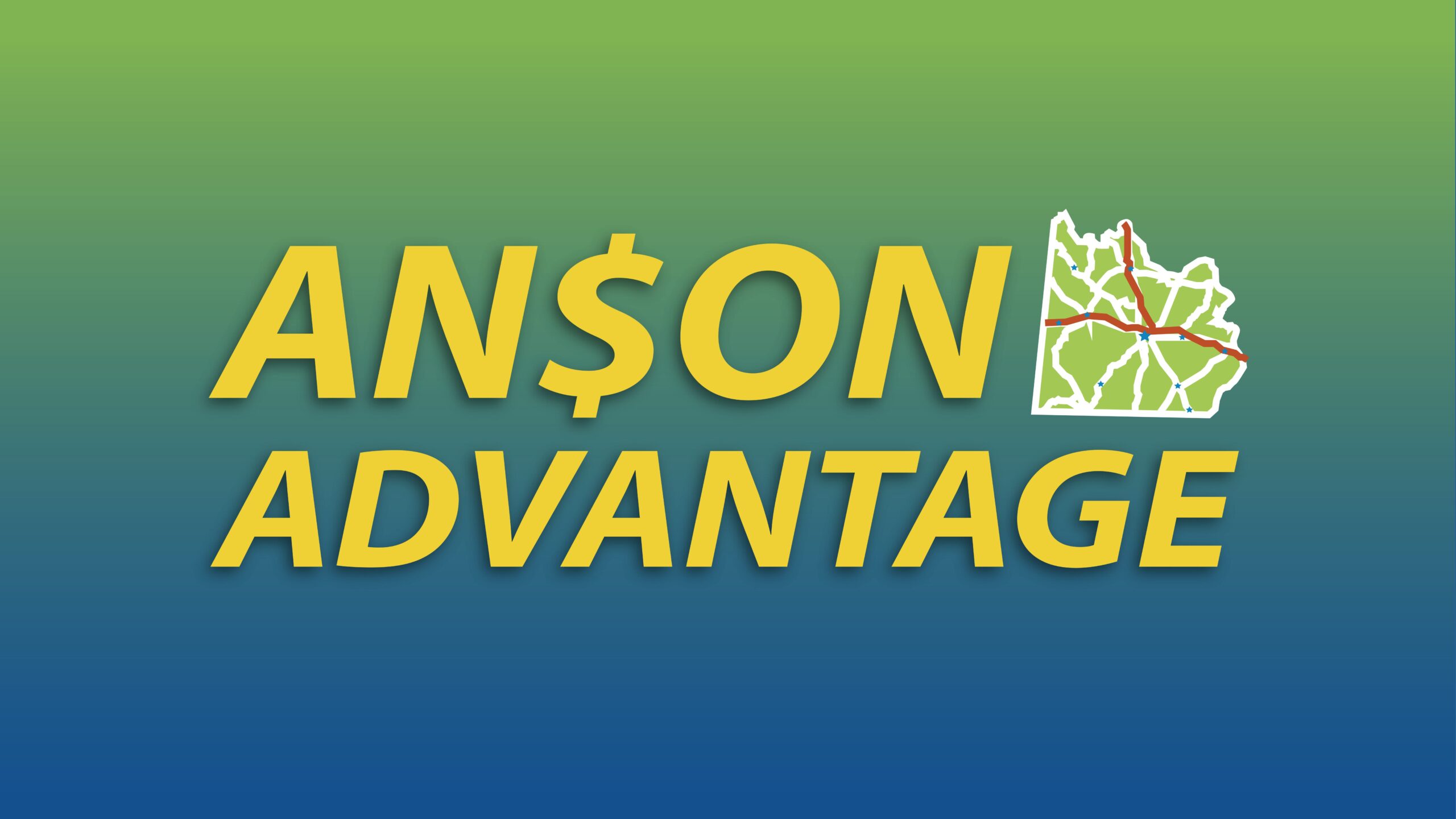 Graphic image that reads "Anson Advantage."