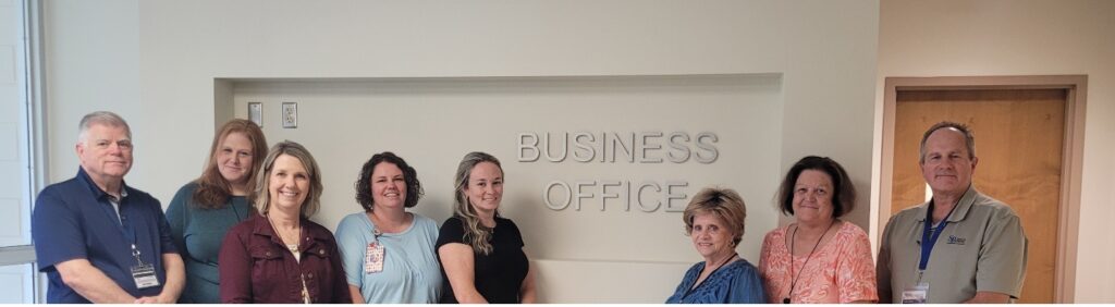 Business Office employee group photo.