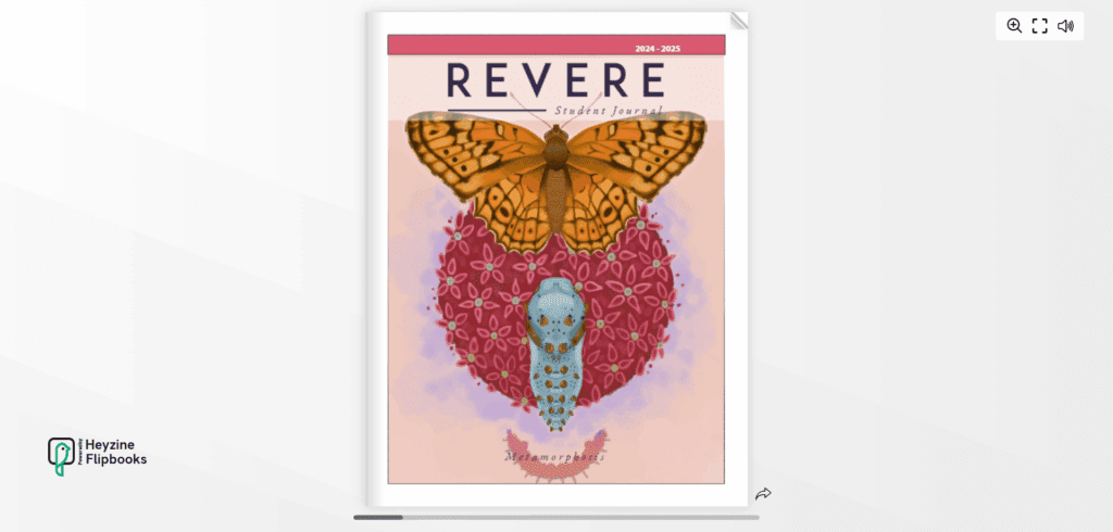 Revere journal 2024-2025 cover image.