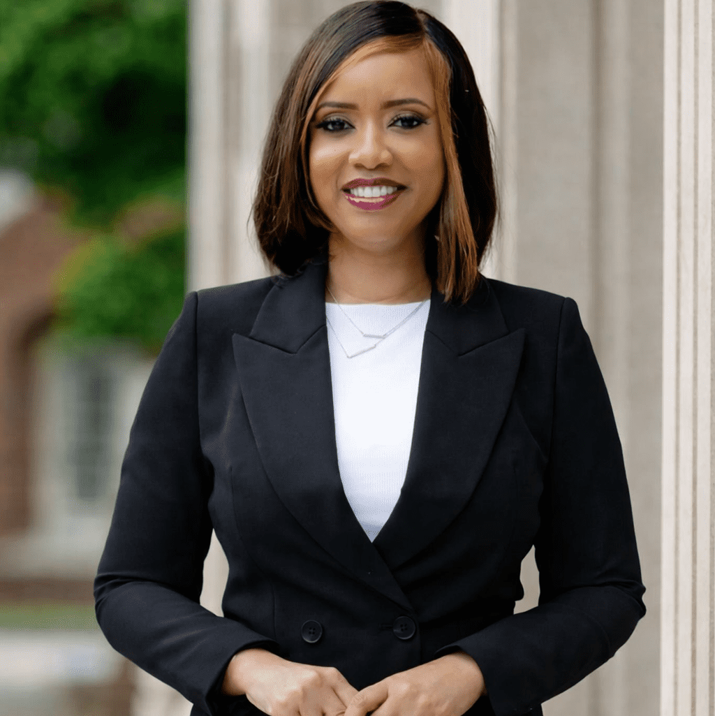 Latoya Wells in professional outfit.